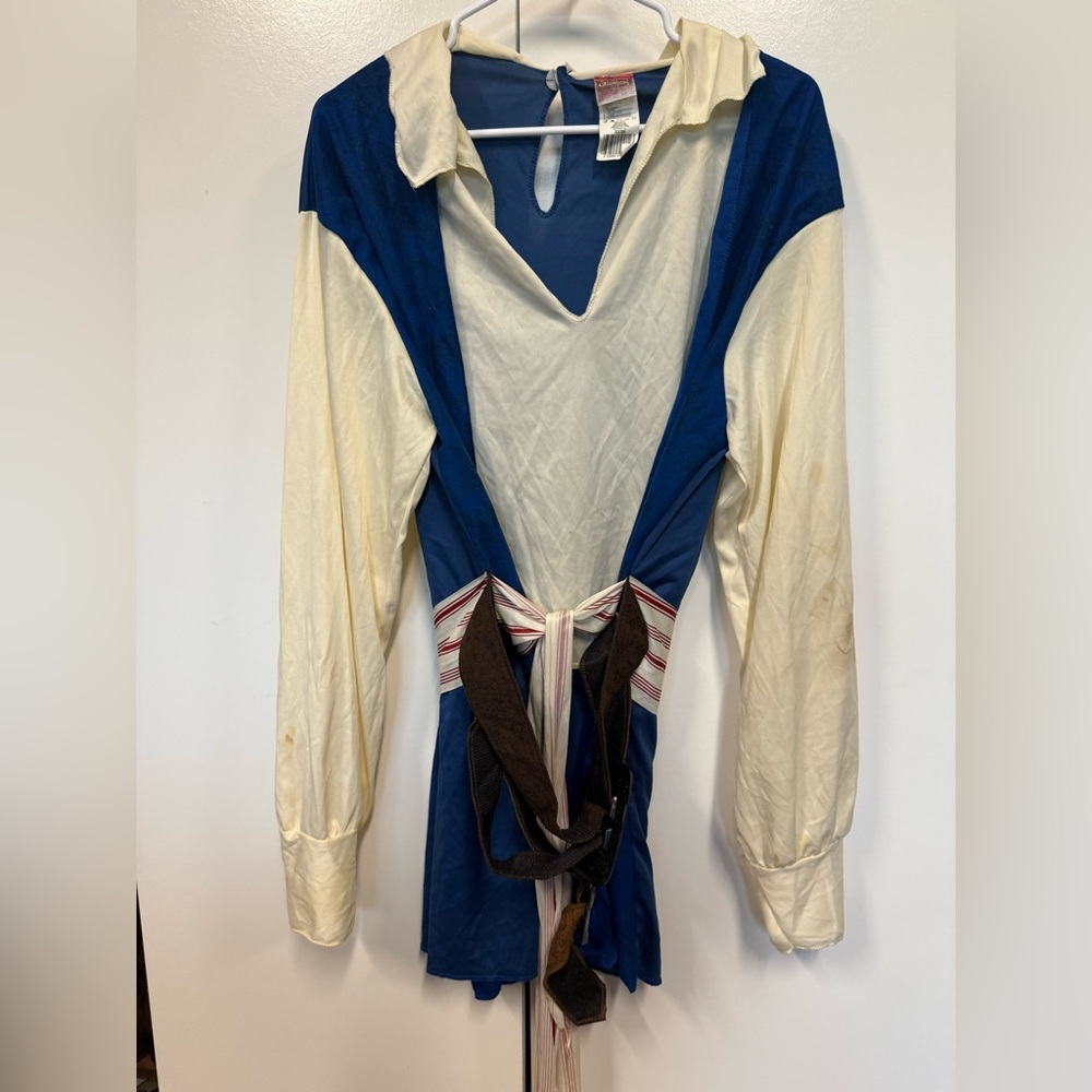 Pirates of the carribean pirate shirt and new pirate bandana. Couples costume